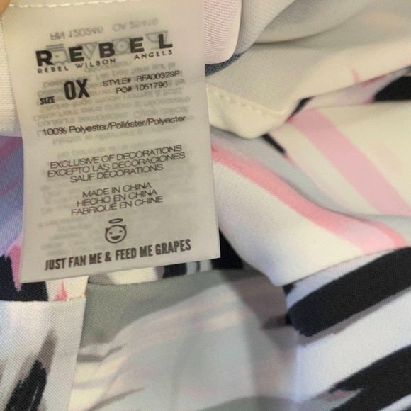 REBEL Pattern Print Blouse NWT - Picture 7 of 7